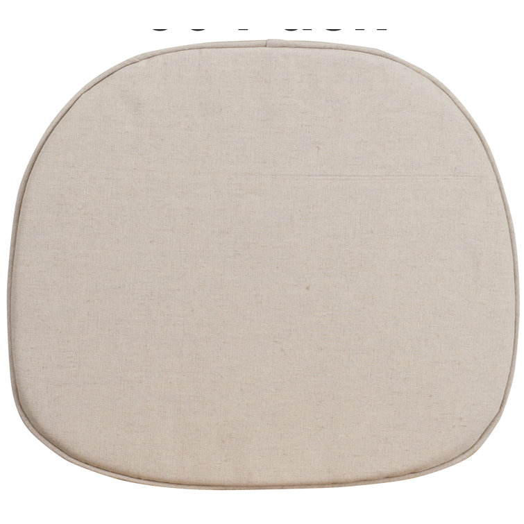 Darby Home Co 3Thin Chair Cushion with Tieback Straps and